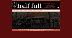 Desktop Screenshot of halffulllewes.com